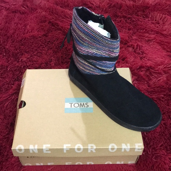 NEW TOMS NEPAL SUEDE BOOTS - Picture 1 of 6